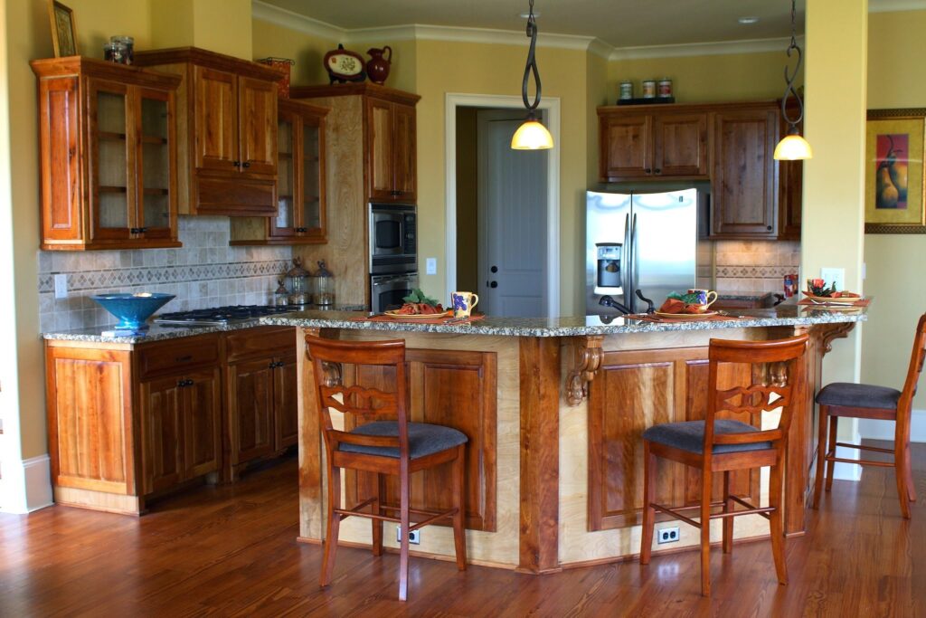 Completed universal design remodeling for a functional kitchen
